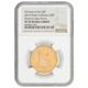 Pre-Owned 2019 UK New Pence 50p Piedfort Proof Gold Coin - NGC Graded PF70 Ultra Cameo - 5878561-001