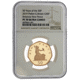 Pre-Owned 2019 UK New Pence 50p Piedfort Proof Gold Coin - NGC Graded PF70 Ultra Cameo - 5878561-001