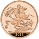 Pre-Owned 2023 UK Coronation Full Sovereign Proof Gold Coin