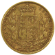 Pre-Owned 1872 London Mint DN.98 Victoria Young Head Shield Full Sovereign Gold Coin