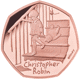 Pre-Owned 2020 UK 'Christopher Robin' 50p Proof Design Gold Coin