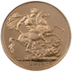 Pre-Owned 2010 UK Half Sovereign Proof Gold Coin - Missing Outer Box