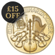 2025 Austrian Philharmonic 1/4oz Gold Coin