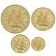 Pre-Owned 2011 UK Britannia Proof Gold 4-Coin Set