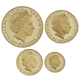 Pre-Owned 2011 UK Britannia Proof Gold 4-Coin Set