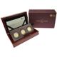 Pre-Owned UK Queen Victoria Portrait Full Sovereign Gold 3-Coin Collection
