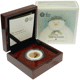 Pre-Owned 2018 UK 'The Snowman' 50p Proof Gold Coin
