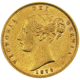 Pre-Owned 1872 London Mint DN.314 Victoria Young Head 'Shield' Half Sovereign Gold Coin
