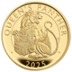 Pre-Owned 2025 UK Tudor Beasts Queen's Panther 1/4oz Proof Gold Coin