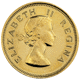 Pre-Owned 1960 Elizabeth II South African £1/2 Gold Coin