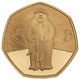 Pre-Owned 2019 UK 'The Snowman' 50p Proof Gold Coin