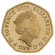 Pre-Owned 2019 UK 'The Snowman' 50p Proof Gold Coin