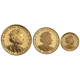 Pre-Owned 2020 East India Company King George III Sovereign Proof Gold 3-Coin Set