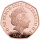 Pre-Owned 2020 UK 'The Snowman' Proof Gold 50p Coin