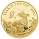 Pre-Owned 2020 UK Lunar Rat 1oz Proof Gold Coin
