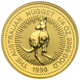 Pre-Owned 1999 Australian Kangaroo 1/4oz Gold Coin