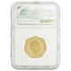 Pre-Owned 2019 UK D-Day 50p Piedfort Proof Gold Coin - NGC Graded PF70 - 6135508-015