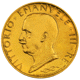 Pre-Owned 1931 Italy Vittorio Emanuele III 100 Lire Gold Coin