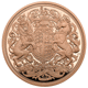 Pre-Owned 2022 UK Memorial Quintuple Sovereign Brilliant Uncirculated Gold Coin