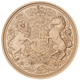 Pre-Owned 2022 UK Memorial Quintuple Sovereign Brilliant Uncirculated Gold Coin