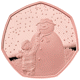Pre-Owned 2021 UK 'The Snowman' 50p Proof Gold Coin