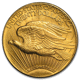 Pre-Owned USA St Gaudens Double Eagle $20 Gold Coin - Mixed Dates