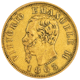 Pre-Owned 1863 Italian Vittorio Emmanuel II 10 Lire Gold Coin