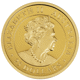 Pre-Owned 2022 Australian Kangaroo 1/4oz Proof Gold Coin