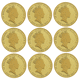 Pre-Owned 2017 East India Company Empire Proof Gold 9-Coin Collection