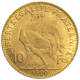 Pre-Owned French 'Rooster' 10 Franc Gold Coin - Mixed Dates