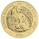 Pre-Owned 2025 UK Tudor Beasts Queen's Panther 1oz Gold Coin