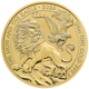 Pre-Owned UK The Lion and The Eagle 1/4oz Gold Coin - Mixed Dates