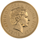 Pre-Owned 2004 UK Brilliant Uncirculated Quintuple Sovereign Gold Coin