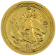 Pre-Owned 2014 Isle of Man Angel 'Christmas Privy' 1/20oz Proof Gold Coin