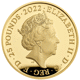Pre-Owned 2022 UK The Queen's Reign Honours and Investitures 1/4oz Proof Gold Coin