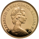 Pre-Owned 1984 UK Half Sovereign Proof Design Gold Coin