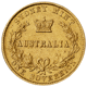 Pre-Owned 1868 Australian Mint Victorian Full Sovereign Gold Coin