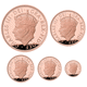 Pre-Owned 2023 UK Coronation Sovereign Proof Gold 5-Coin Set