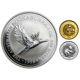 Pre-Owned 1996 Australian Family of Precious Metals 3-Coin Set