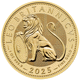 Pre-Owned 2025 UK The British Lion 1oz Gold Coin