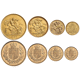 Pre-Owned 1887-2002 UK Golden Jubilee Gold 8-Coin Collection