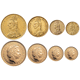 Pre-Owned 1887-2002 UK Golden Jubilee Gold 8-Coin Collection