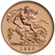 Pre-Owned 1986 UK Half Sovereign Proof Design Gold Coin