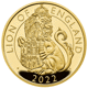 Pre-Owned 2022 UK Tudor Beasts Lion of England 1oz Proof Gold Coin