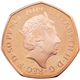 Pre-Owned 2019 UK '50 Years of the 50p' Proof Gold Coin