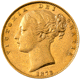Pre-Owned 1873 London Mint DN.24 Victorian 'Shield' Full Sovereign Gold Coin