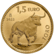 Pre-Owned 2022 Spanish Felipe` VI Toro Bull 1oz Gold Coin