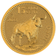 Pre-Owned 2023 Spanish Felipe` VI Toro Bull 1/10oz Gold Coin