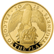 Pre-Owned 2019 UK Queen’s Beasts Falcon of the Plantagenets 1/4oz Proof Gold Coin - Damaged Outer Box