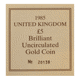 Pre-Owned 1985 UK £5 Brilliant Uncirculated Gold Coin